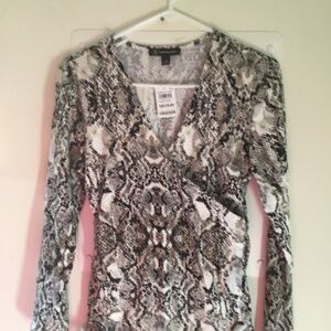INC brand wrap top New size M